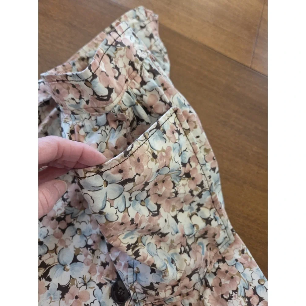 Vtg Reldan Prairie Skirt Women's Sm‎ Med Long Floral Cottagecore Peasant